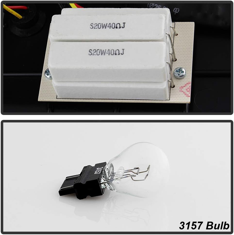 ACANII - For Red 2002-2006 Dodge Ram 1500 03-06 Ram 2500 3500 LED Bar Tail Lights Brake Lamps