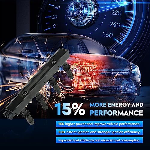 Image of Ignition Coil for Chevy Cruze 1.4L Turbo for Buick for Cadillac, for UF669 | For Chevrolet Cruze 2011-2015 1.4L L4 Turbo, Trax 2015-2021, Sonic Volt Cruze Limited, for Buick Encore, for Cadillac ELR
