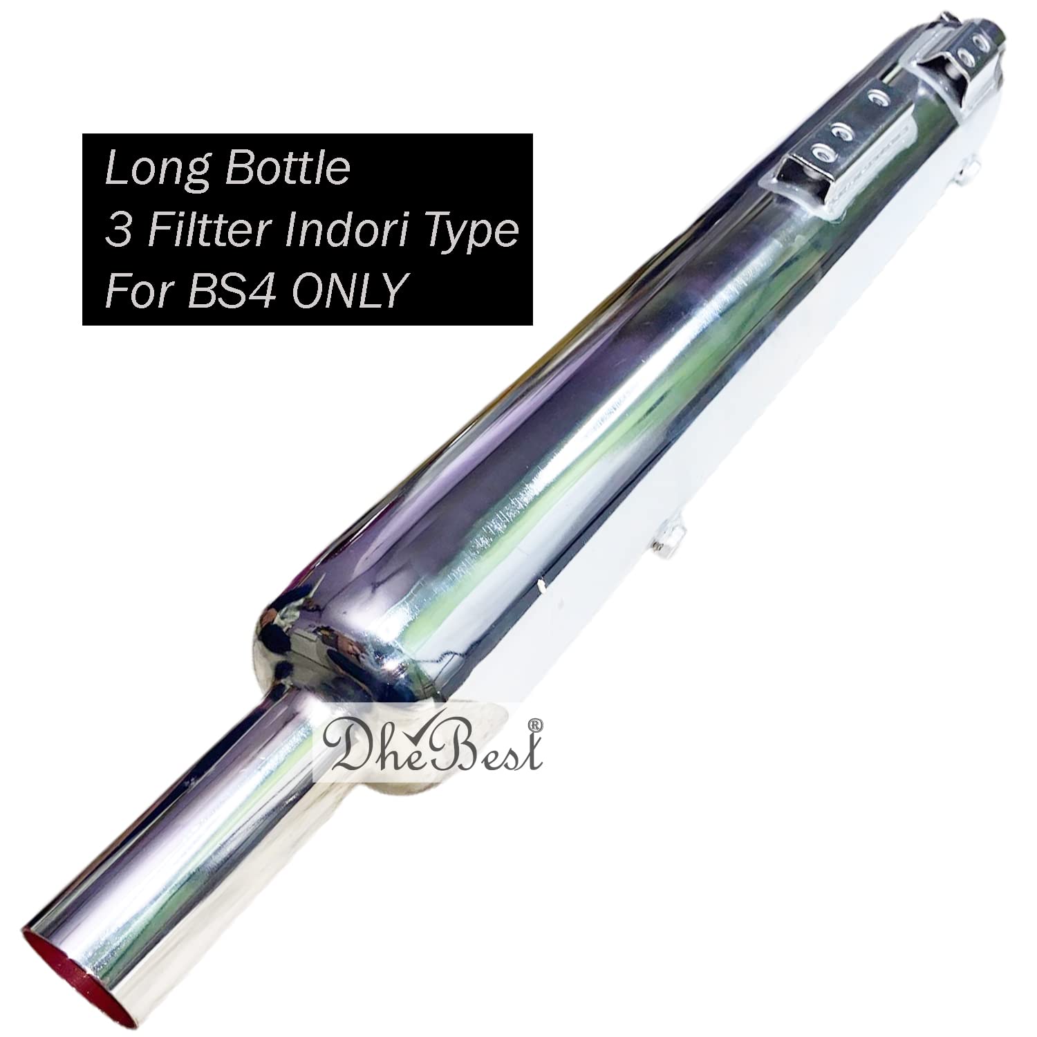 Dhe Best Bike Silencer Exhaust Customized Long Bottle Punjab