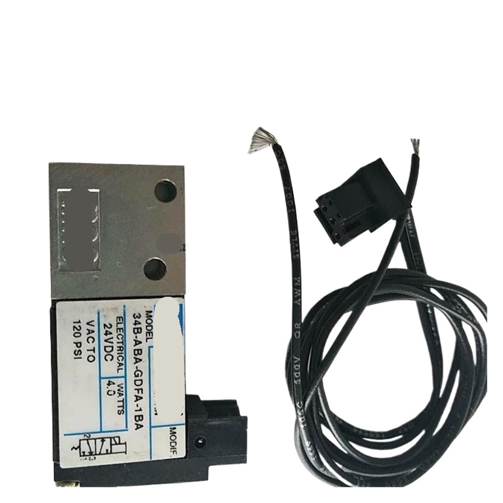 Électrovanne 34B-ABA-GDFA-1BA industrielle filetée pour régulation de fluide