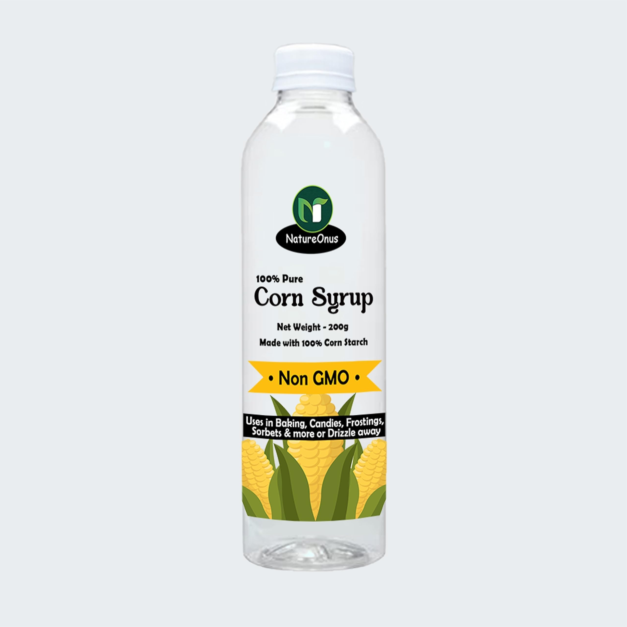 NatureOnus Pure Corn Syrup 650g | Made with 100% Corn Starch | Corn syrup (mulyeot) is used in Korean cuisine as a sweetener.