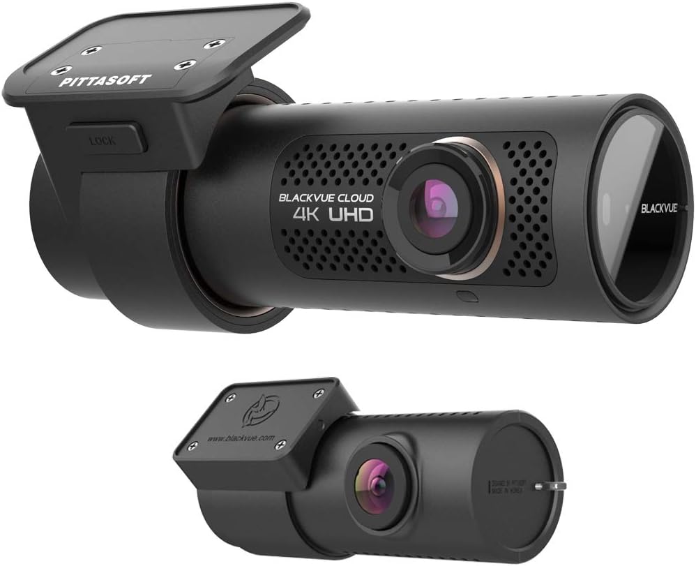 BlackVue DR900X-2CH (32 GB) UK Edition - 4K Ultra HD Front & Rear Dash Cam with 8-MP CMOS Sensor, Wi-Fi, GPS, Bluetooth, Intelligent Parking Mode, 4G LTE Capability for Always-On Cloud Connectivity