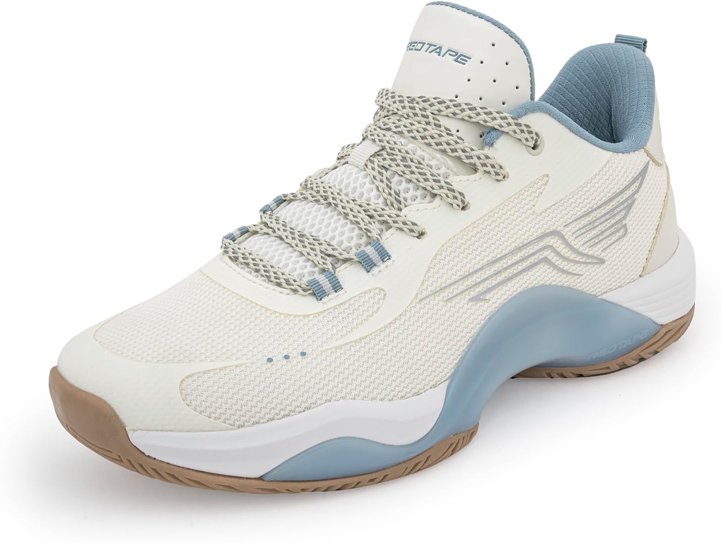 Red Tape Men's Fashion Sneakers, Casual Lace-Up Dress Shoes, Lightweight High Top Mens Shoes, Breathable Mesh Upper, Soft Insole, Anti-Slip Sole, for Walking, Running, Tennis & Daily Wear