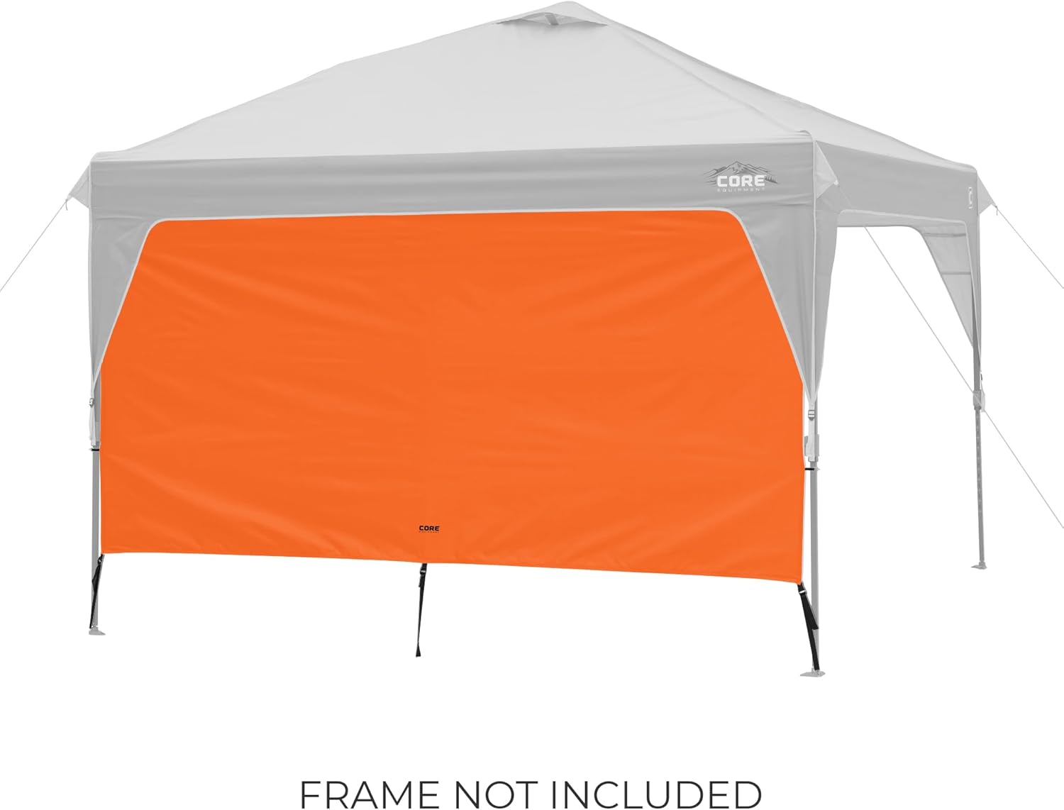 CORE Sunwall for Straight Leg Pop Up Canopy Tent – Fits 10x10 and 13x13 CORE Models | Removable Sidewall to Block Sun, Wind, and Rain | UPF 50+ Sun Protection