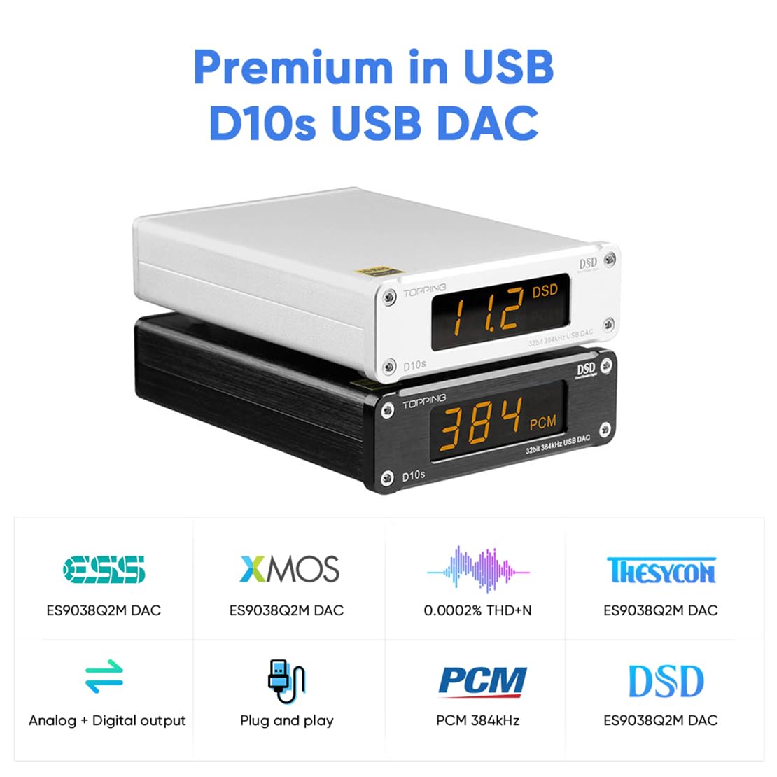 Topping D10S DAC 本体 Topping D10s ab 109,00 € | Preisvergleich bei idealo.de