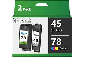 Raleza Compatible 45 78 51645 51645A C6578AN C6578DN High Yield Ink Cartridge Replacement for HP