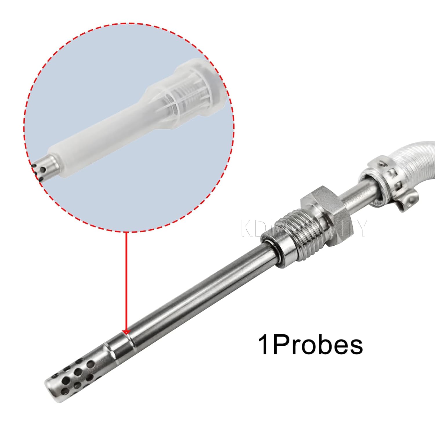 5146662AB Exhaust Gas Temperature Sensor EGT Sensor 273-10332 Compatible for Je.ep Grand Cherokee 3.0 L 2014-2018 R.am 1500 C.hrysler 300C