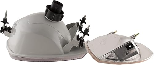 Miniatura 5 de HEADLIGHTSDEPOT Faros halógenos con carcasa cromada, juego de 4 piezas con esquinas compatibles con Ford Expedition F-150 Heritage, incluye faros