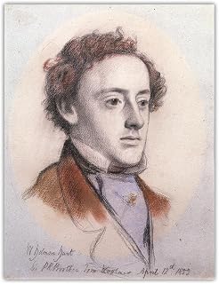 yhyjyzzjy 5D Painting Kits William Holman Hunt Portrait of John Everett Millais Full Drill Dots Paintings Picture Arts Craft for Home Wall Art Decor12*16In