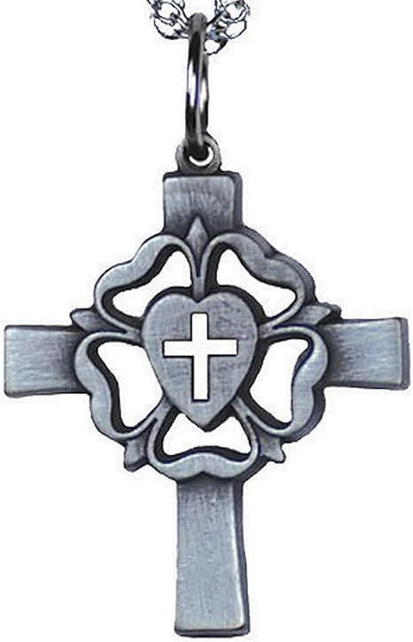 Amazon.com: Luther Rose Cross P-148