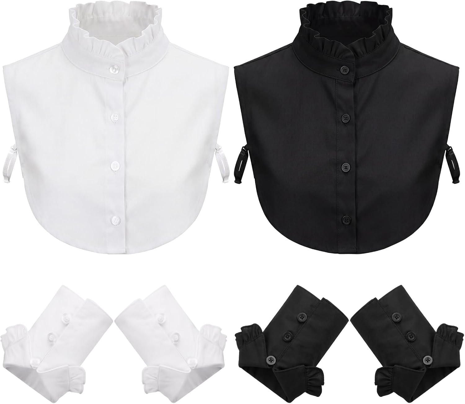 Fake Collar with Wrist Cuffs