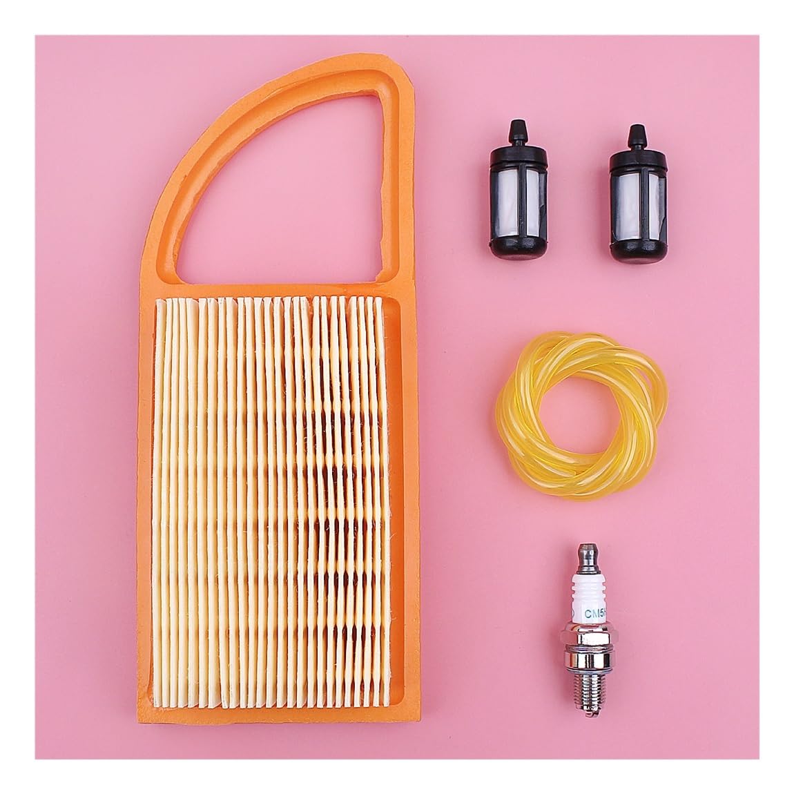 Kit de bujías y filtro de aire for soplador BR500, BR550 y BR600 (4282 141 0300), cortacésped de gasolina, piezas for herramientas de jardín.