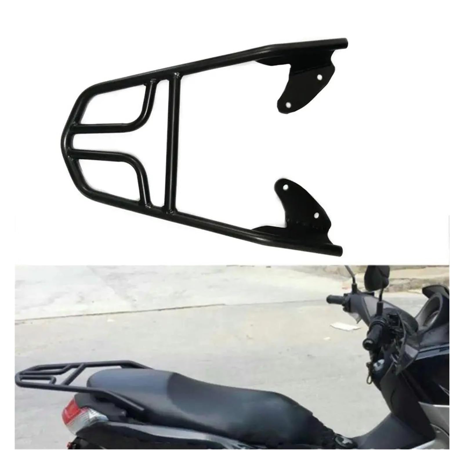 Portapacchi Posteriore In Lega Per Nmax 155 2017-2019 – Robustezza E Installazione Facile Per Moto