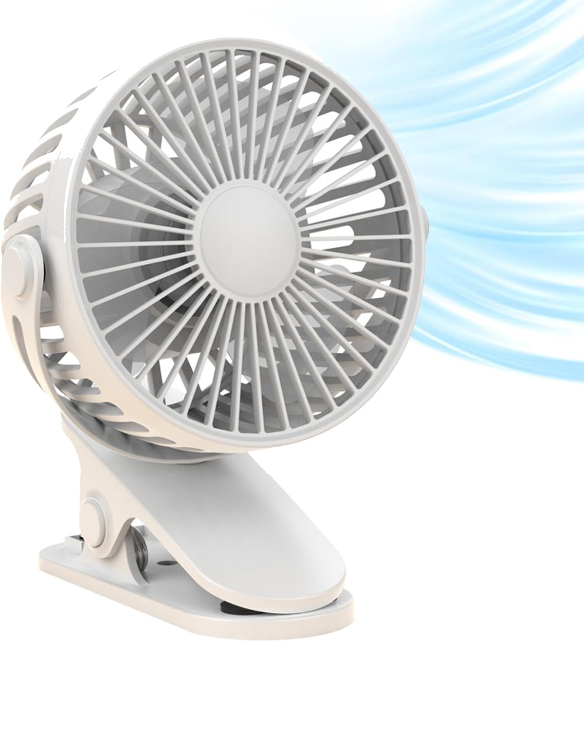 Pygmy Mini Fan, Mini Table Fan Battery Operated, Multi-Clip Function USB Fan Portable High Speed, Quiet Portable Fan Rechargeable， 720° Rotate Mini Fan Portable for Home Office Stroller Camping
