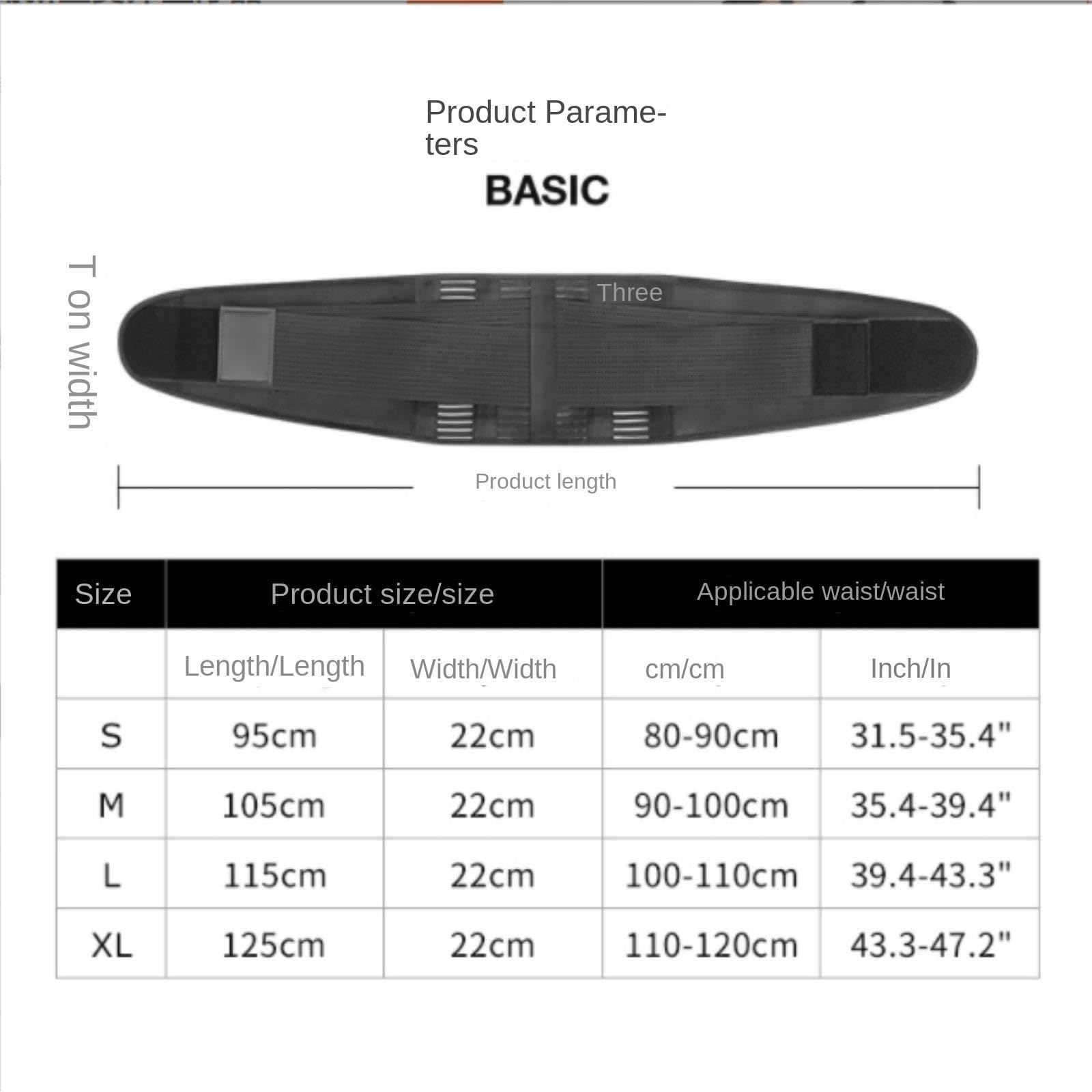 Fascia Lombare Cintura in Vita Traspirante for Fitness di Supporto in, Sportiva for Modellare Il Corpo Supporto Schiena(Large)