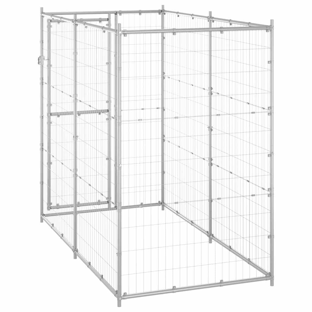Chenil Dog stal ocynkowana 110x220x180 cm
