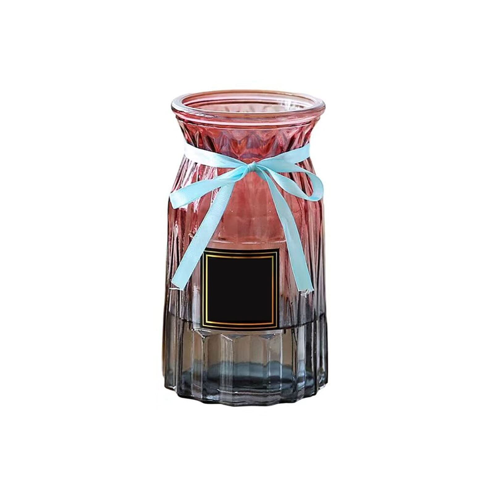 Vase coloré en cristal pour décoration de table de bureau et fête