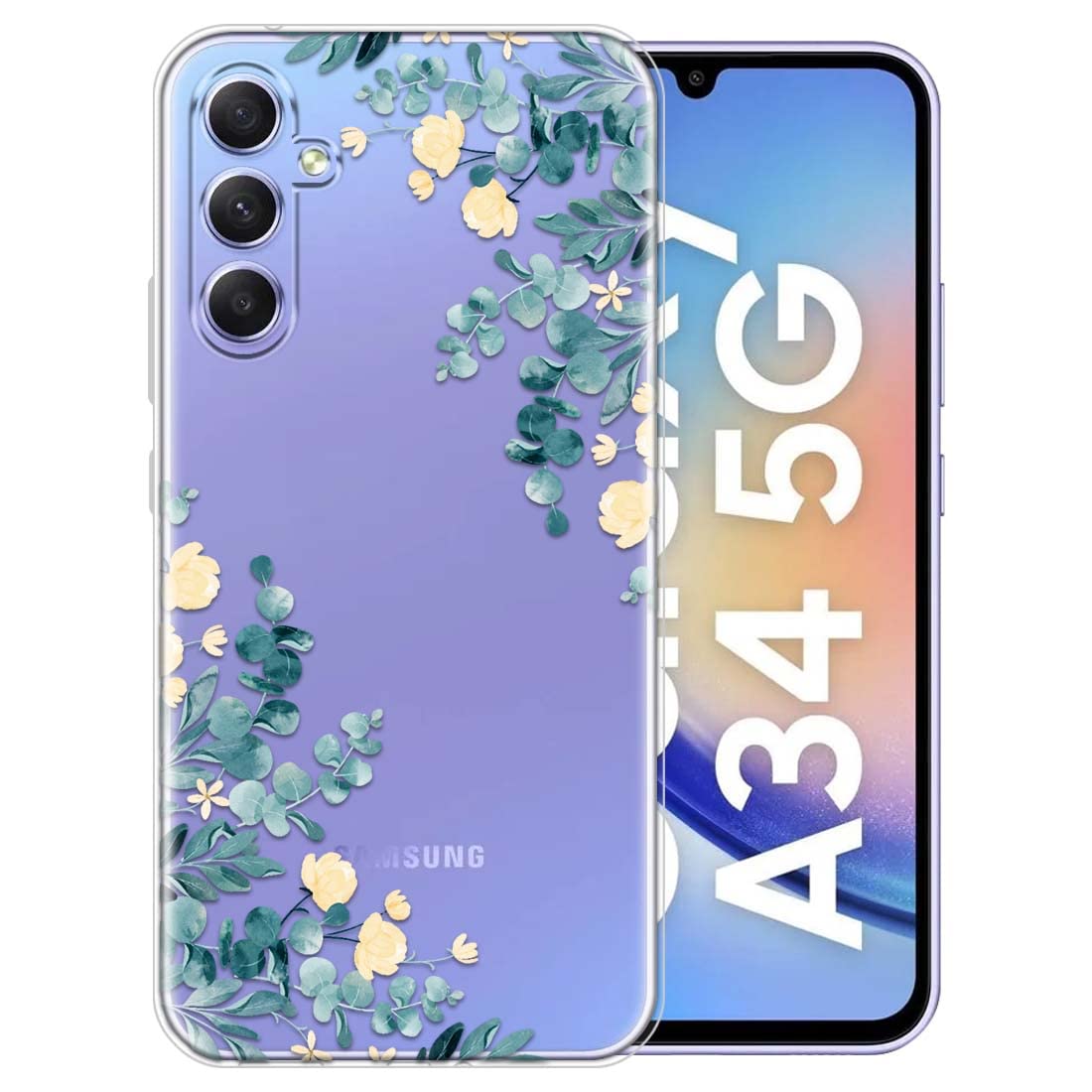 Fashionury Soft Silicon Slimfit Back Cover for Samsung Galaxy A34 5G Stylish Printed Back Cover for Samsung Galaxy A34 5G -D0153 (B0C152ZZ7V) Amazon Price History, Amazon Price Tracker