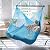 Upgraded Caribbean Hammock Chair with Detachable Metal Bar, Large Hammock Swing Chair, XL Rope Hanging Chair for Outdoor Indoor, 330 LBS Weight Capacity, DeepSkyBlue