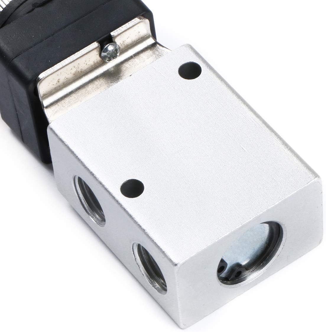U.S. Solid 1/4inches NPT Red Latching Mushroom Style Push Button 3 Way, 2 Position Pneumatic Control Mechanical Valve from U.S. Solid