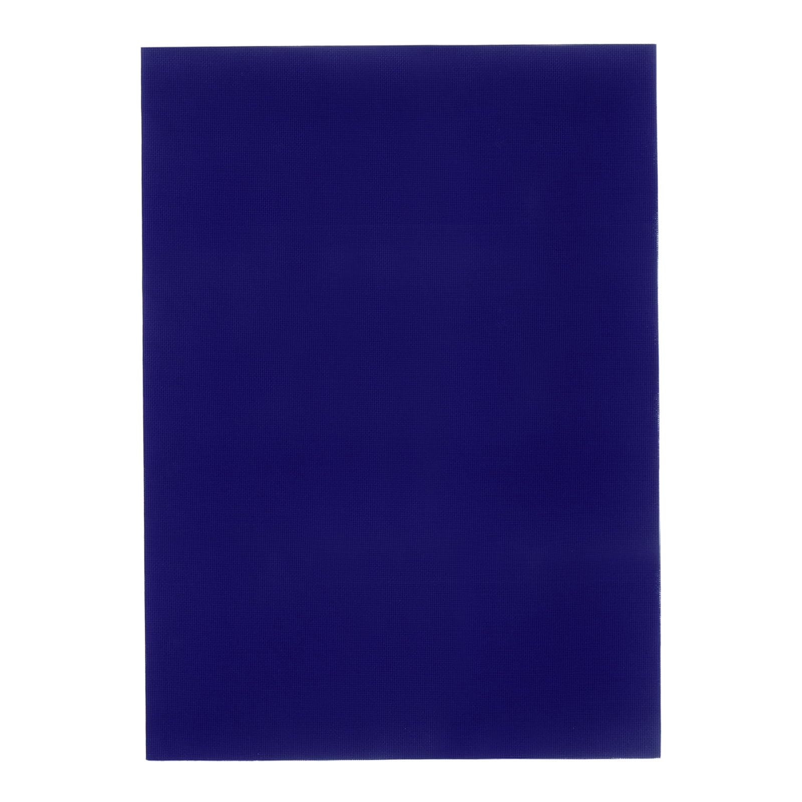 HARFINGTON 14 Count Cross Stitch Cloth 20 by 28 Inch Cross Stitch Fabric Classic Reserve Embroidery Cloth for Craft Embroidery, Handmade Needlework, DIY Handicrafts, Dark Blue