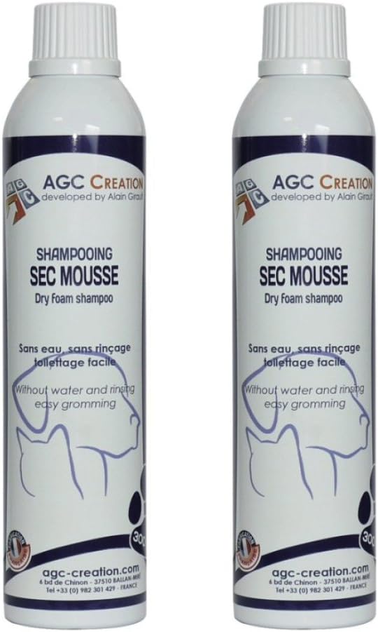 AGC Dry Foam Shampoo, 10 oz Set of 2 Professional Line