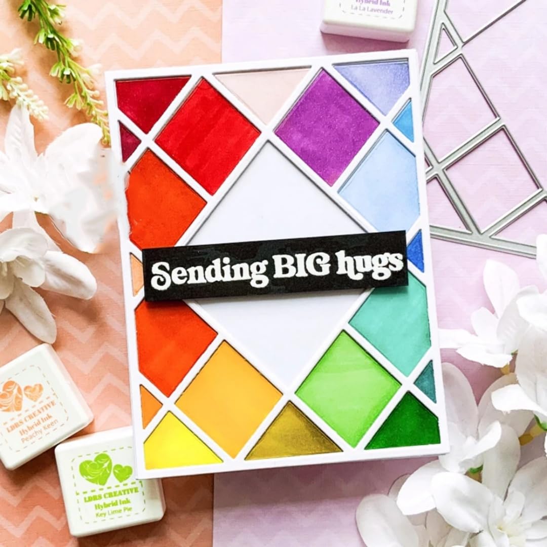 Metal Scrapbooking Dies - 3D Background Stencils -20