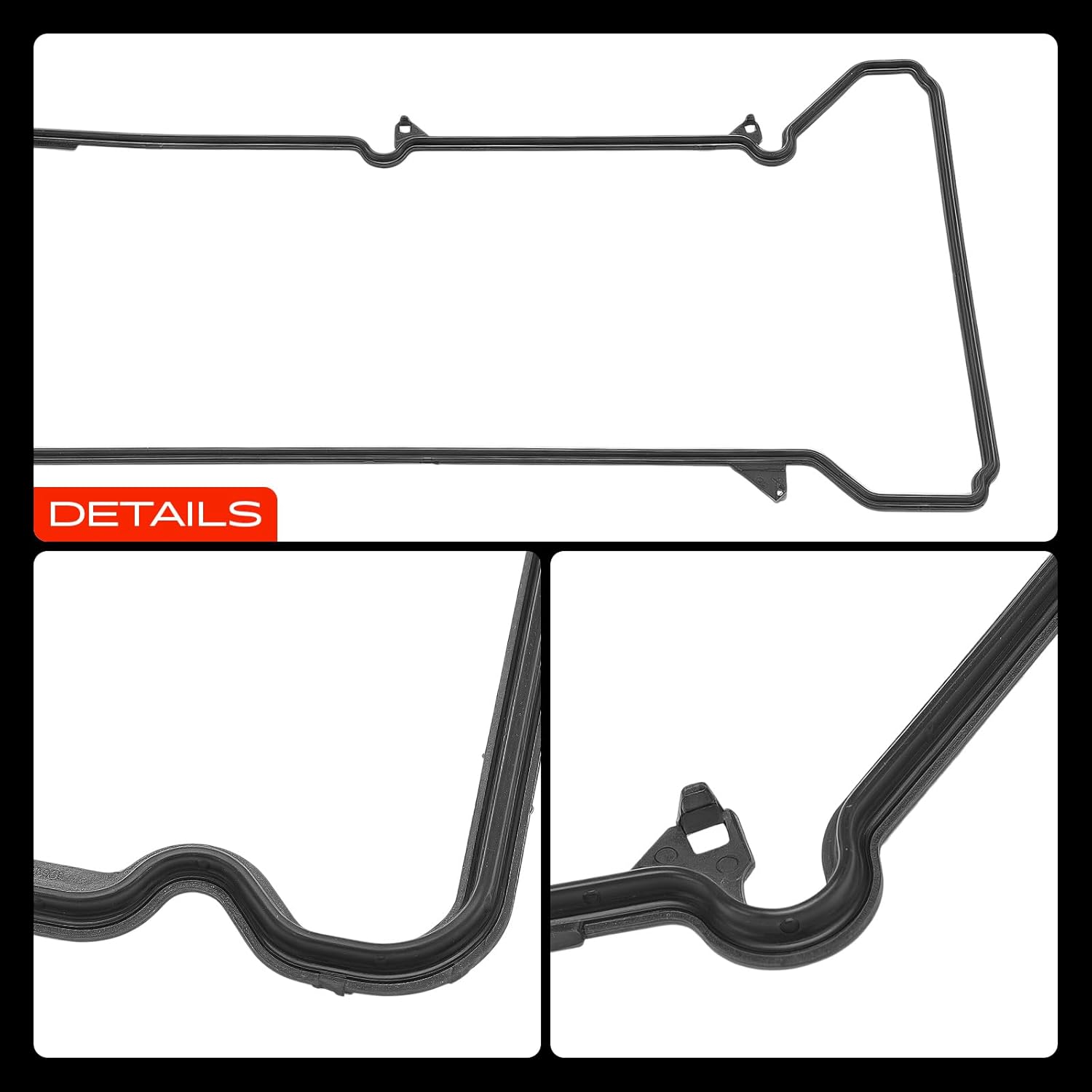 A-Premium Engine Valve Cover Gasket Set Compatible with Buick Lucerne 2006-2011 & Cadillac DTS 2006-2011, DeVille, Eldorado, Seville & Pontiac Bonneville & Shelby Series 1 & Oldsmobile Aurora