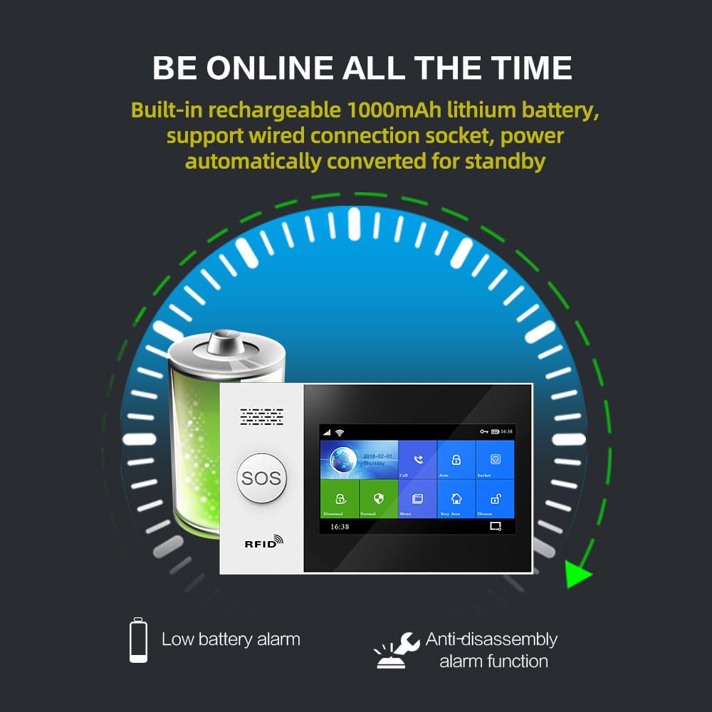 LWOHSI Wireless Alarm System - DIY Security -9 LWOHSI Wireless Alarm System - DIY Security -9