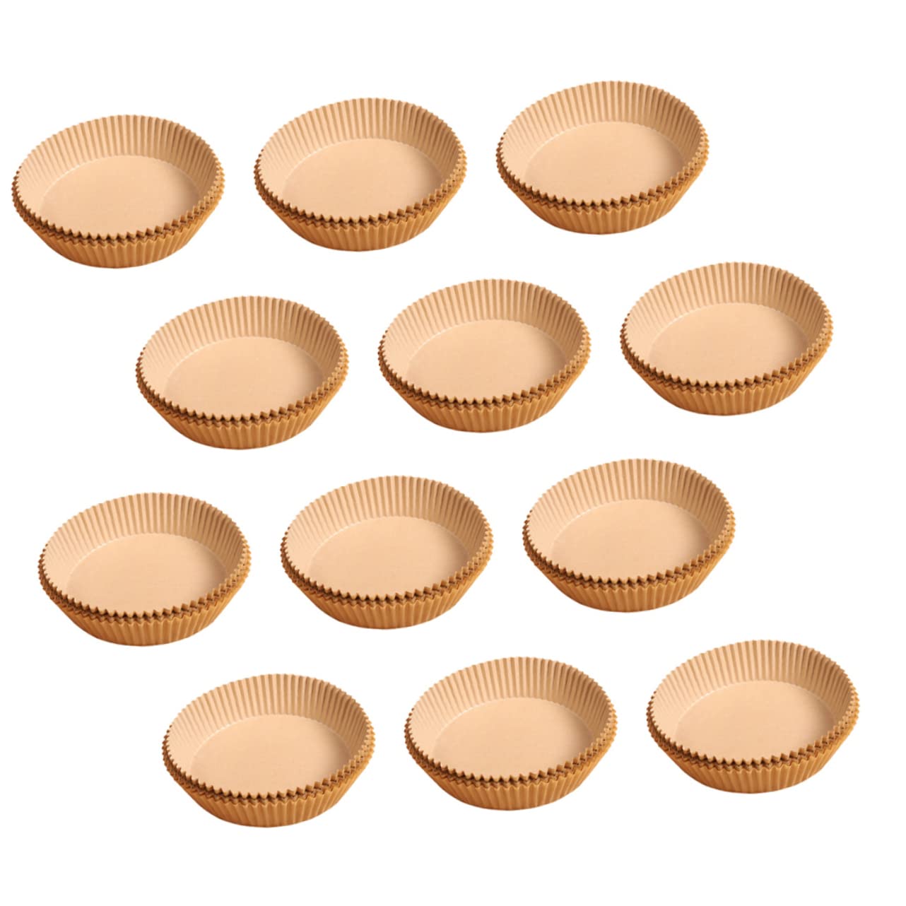Abaodam 200piezas Papel De Horno Antiadherente y Resistente Al Aceite Unidades De Forros De Papel Desechables Para Freidora De Aire Para Hornear y Cocinar