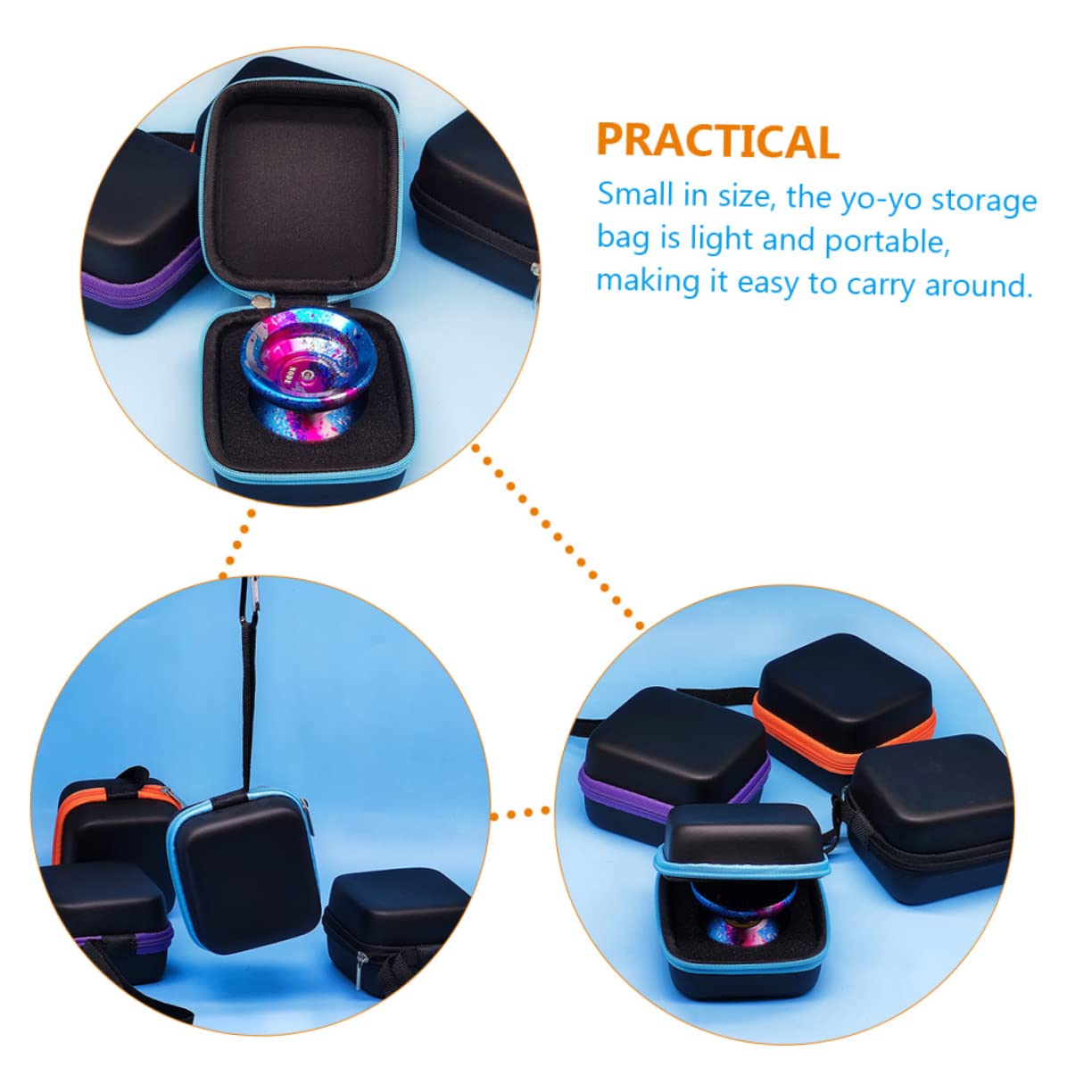 Vaguelly 4pezzi Per Yo-yo Portatile e Resistente Per e Attività All Design e Texture Comfortevole e Scuola