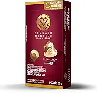 3 Corações Cápsulas de Café Cerrado Mineiro, Compatíveis com Nespresso, contém 10 cápsulas