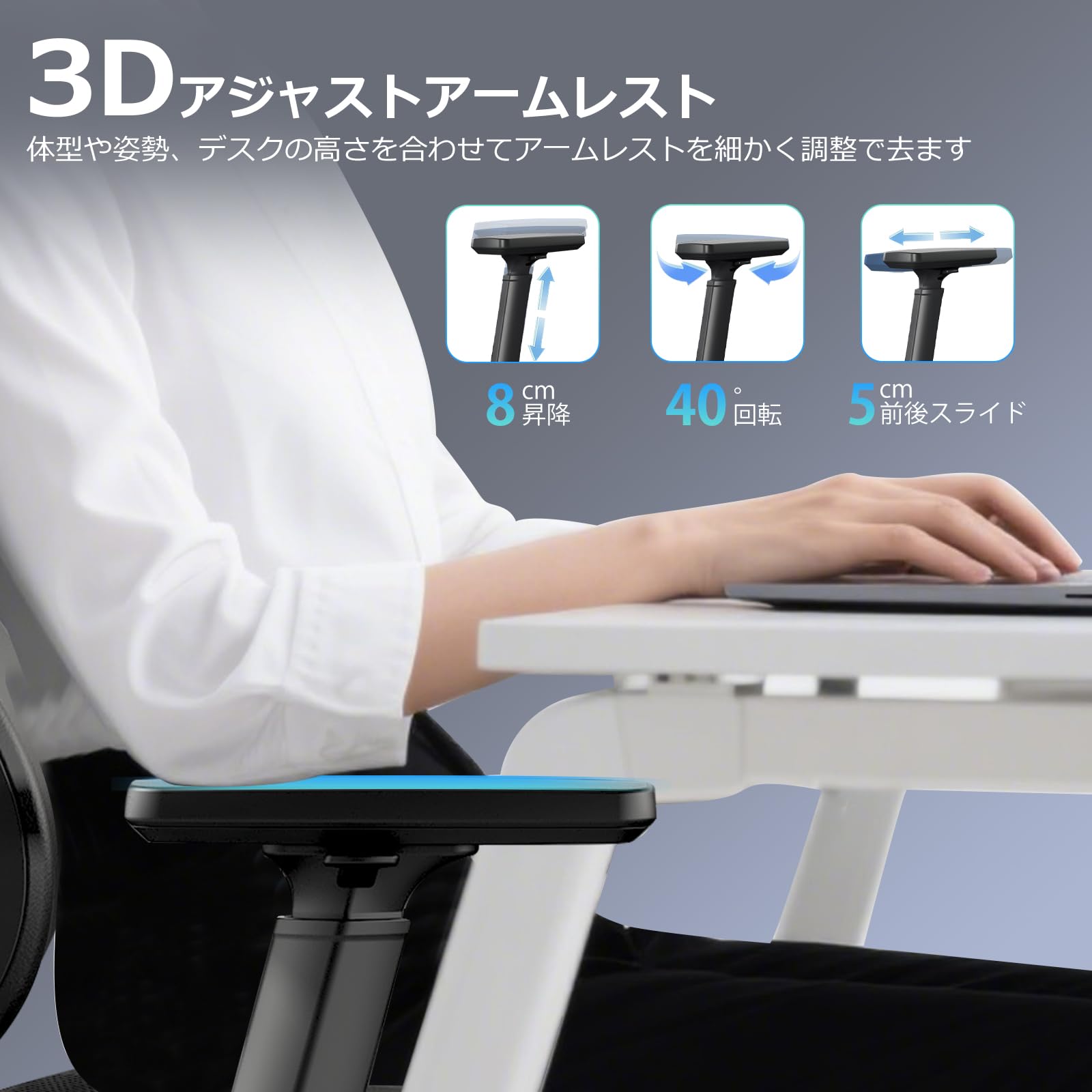 Amazon.co.jp: [Goswave] オフィスチェア 人間工学 椅子 疲れない