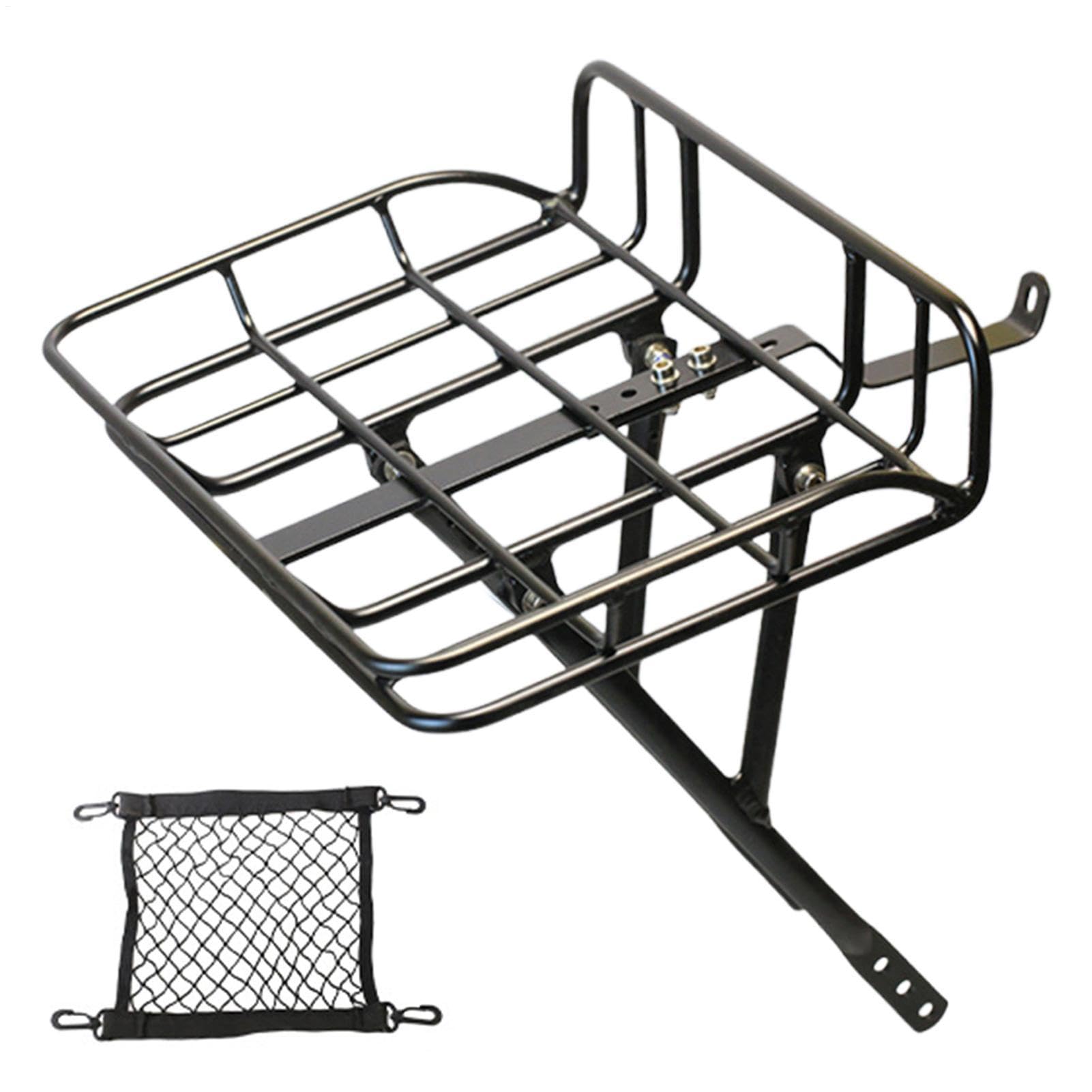 Râtelier Transport avec Sac Filet | Porte-Bagages Vélo - Support Bagages Léger | Montage Simple, Adapté Vélos Route et, pour Déplacements Livraison Courses