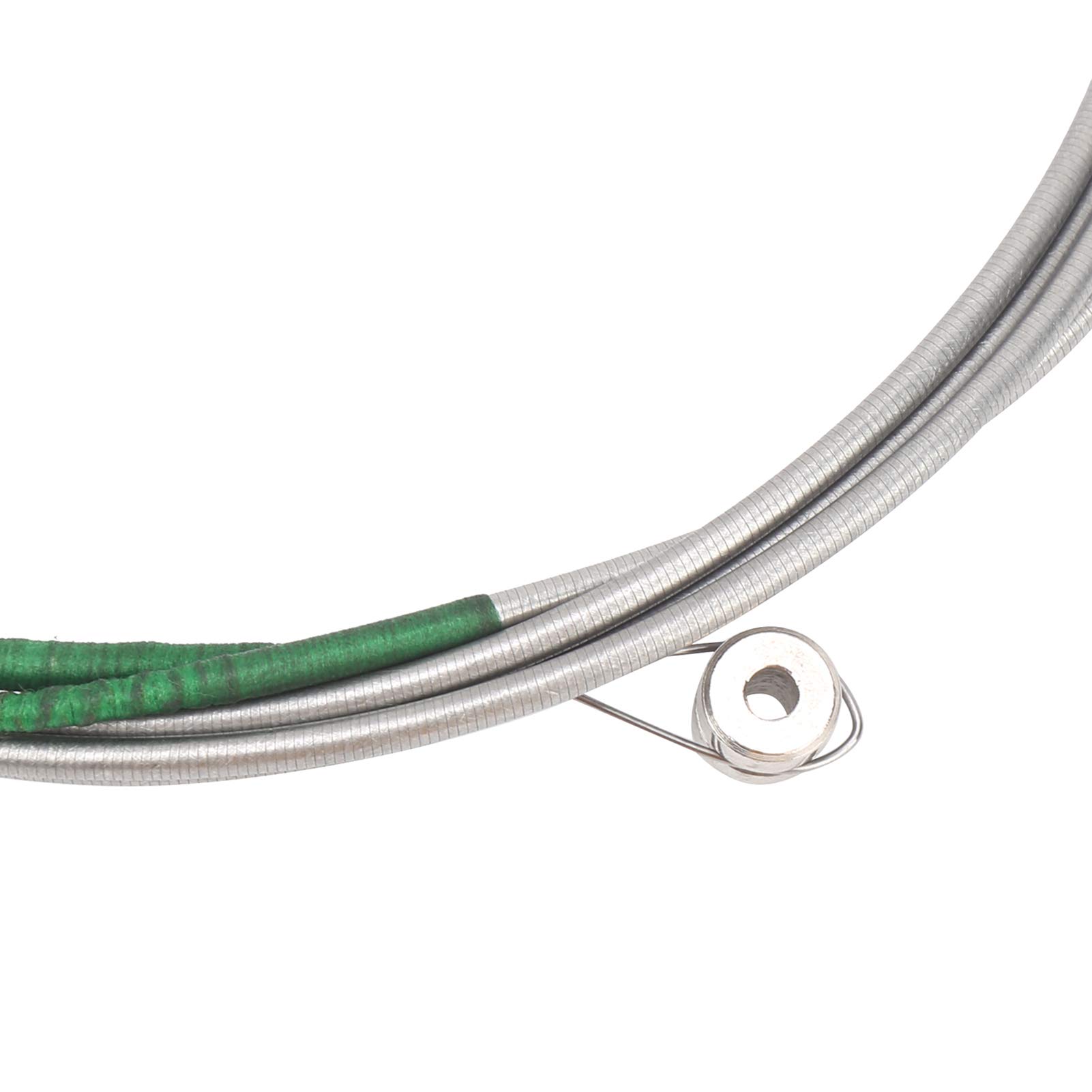 Bass Saiten, Edelstahllegierung Vernickelte Gitarrensaiten BD600 4 Stk Kreuzwicklung für E Bass Zubehör Ersatzteile