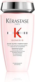 Kerastase Genesis Strengthening Nutri-Fortifiant Shampoo - For Weak or Damaged Hair, Detangles & Hydrates, For Normal to Dry Hair