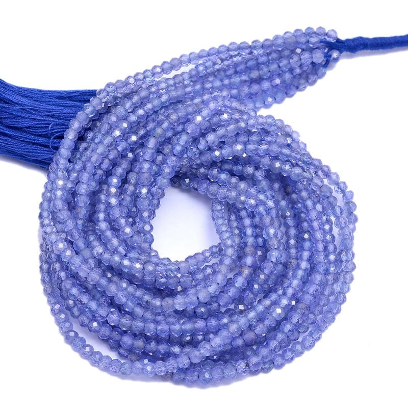 Tanzanite perles à facettes 3mm naturelles pour éviter les pierres ternes dans vos bijoux