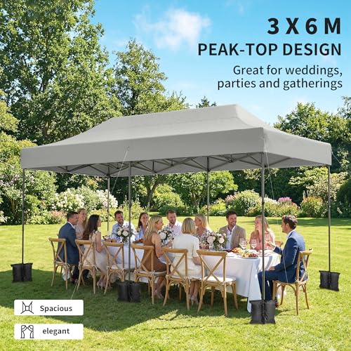 Outsunny 10x20 Heavy Duty Pop Up Canopy