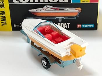 Amazon | 黒箱トミカ 71 ボートトレーラー 美品 日本製 デッド
