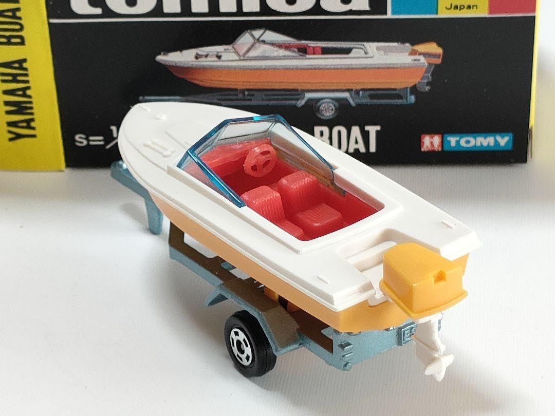 トミカ ヤマハボート 2台セット Amazon | 黒箱トミカ 71 ボートトレーラー 美品 日本製 デッド