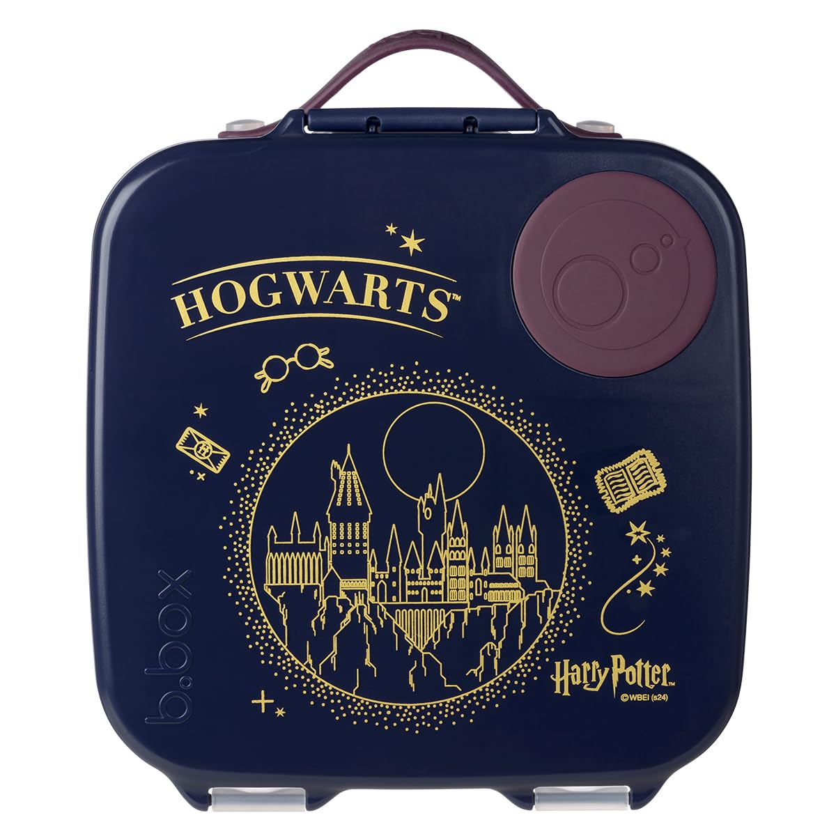 b.box Harry Potter Lunchbox | Large Bento Box with 4 Compartments (2 Leakproof), Removable Divider, Gel Cold Pack | Ideal for School | from 3+ | 2L Capacity — image 1