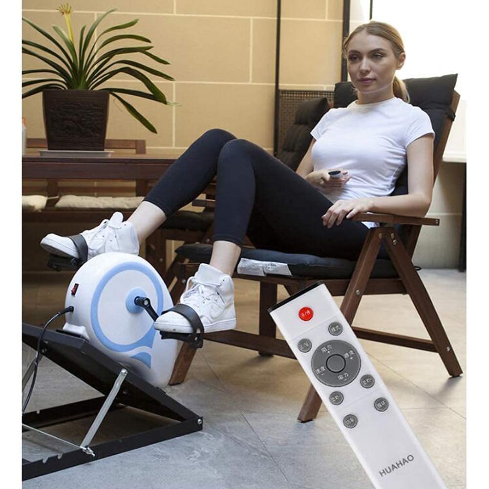 Przenośny Rower Treningowy Z Pedałami Elektrycznymi Mini Rehabilitacyjny Rower Treningowy Z Regulowanym Oporem, Elektryczny Rehabilitacyjny Sprzęt Do Ćwiczeń, Ramię I Noga Pedały, E
