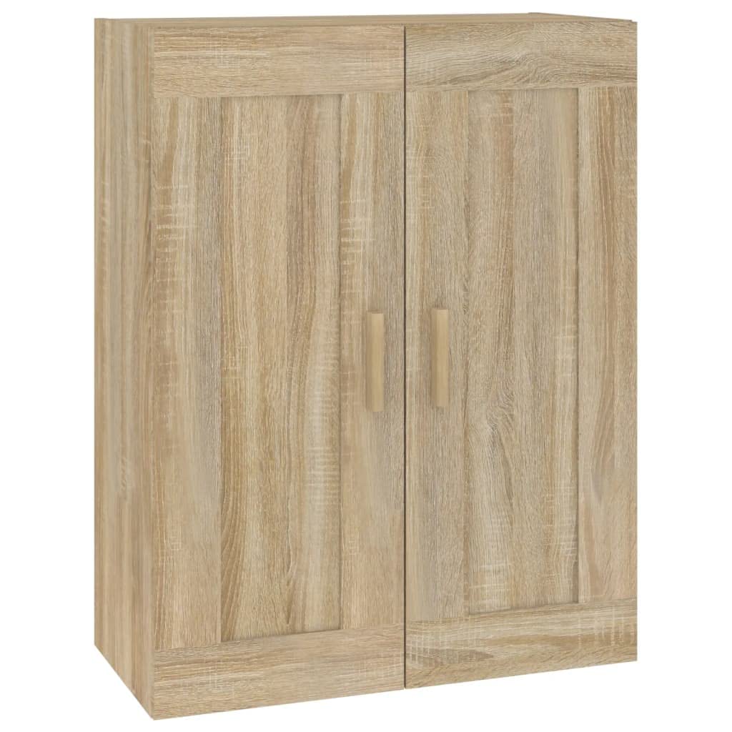 Armoire murale chêne Sonoma 69,5x32,5x90 cm suspendue salon