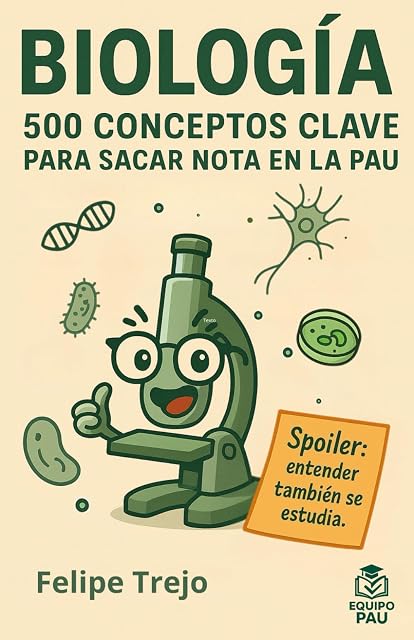Portada de BIOLOGÍA. 500 conceptos clave para sacar nota en la PAU: El diccionario imprescindible para 2º de Bachillerato: 6