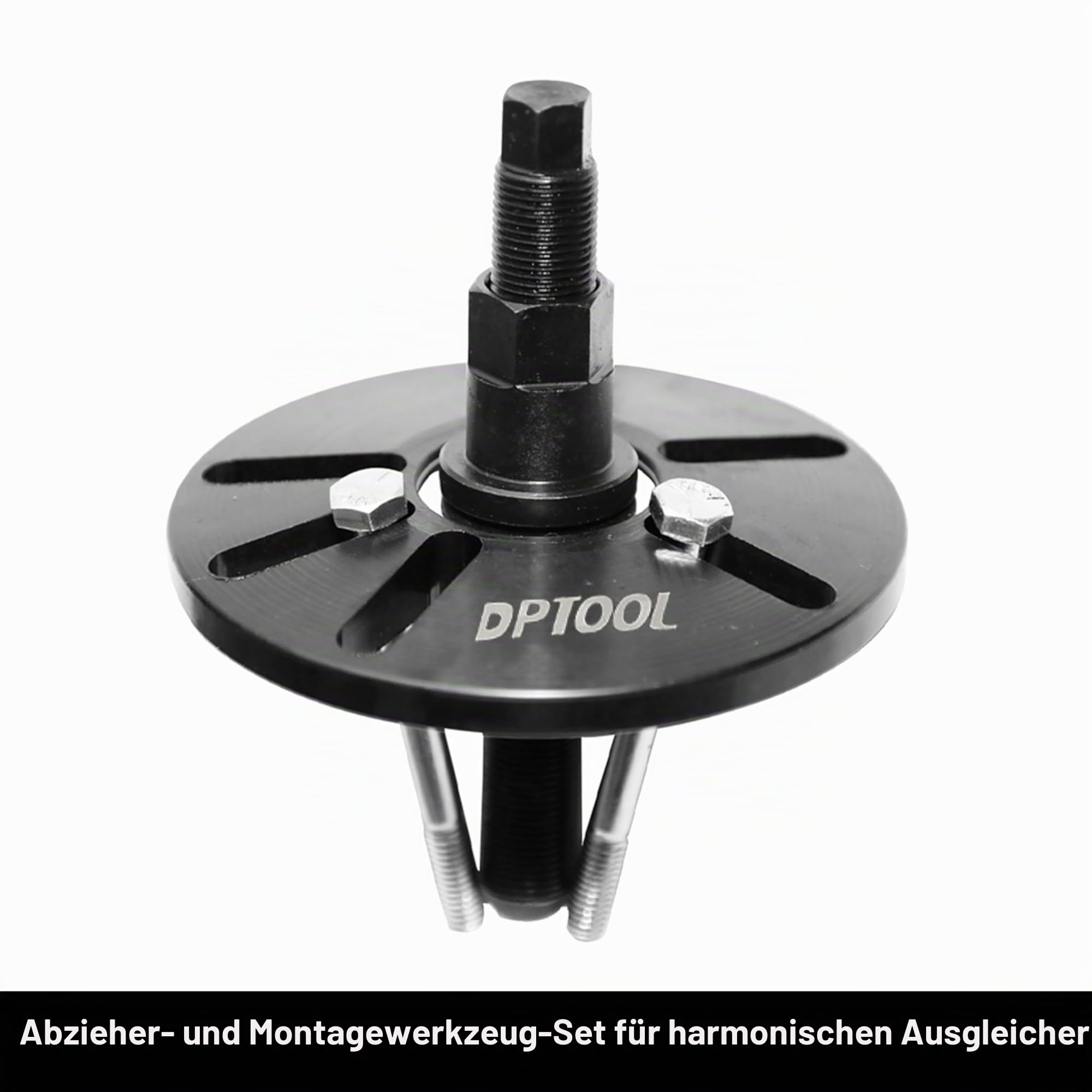 DPTOOL Harmonic Balancer Puller Removal & Install Tool Kit, Schwungrad-Entferner, Kurbelwellen-Riemenscheibe, Lenkrad-Abziehsatz