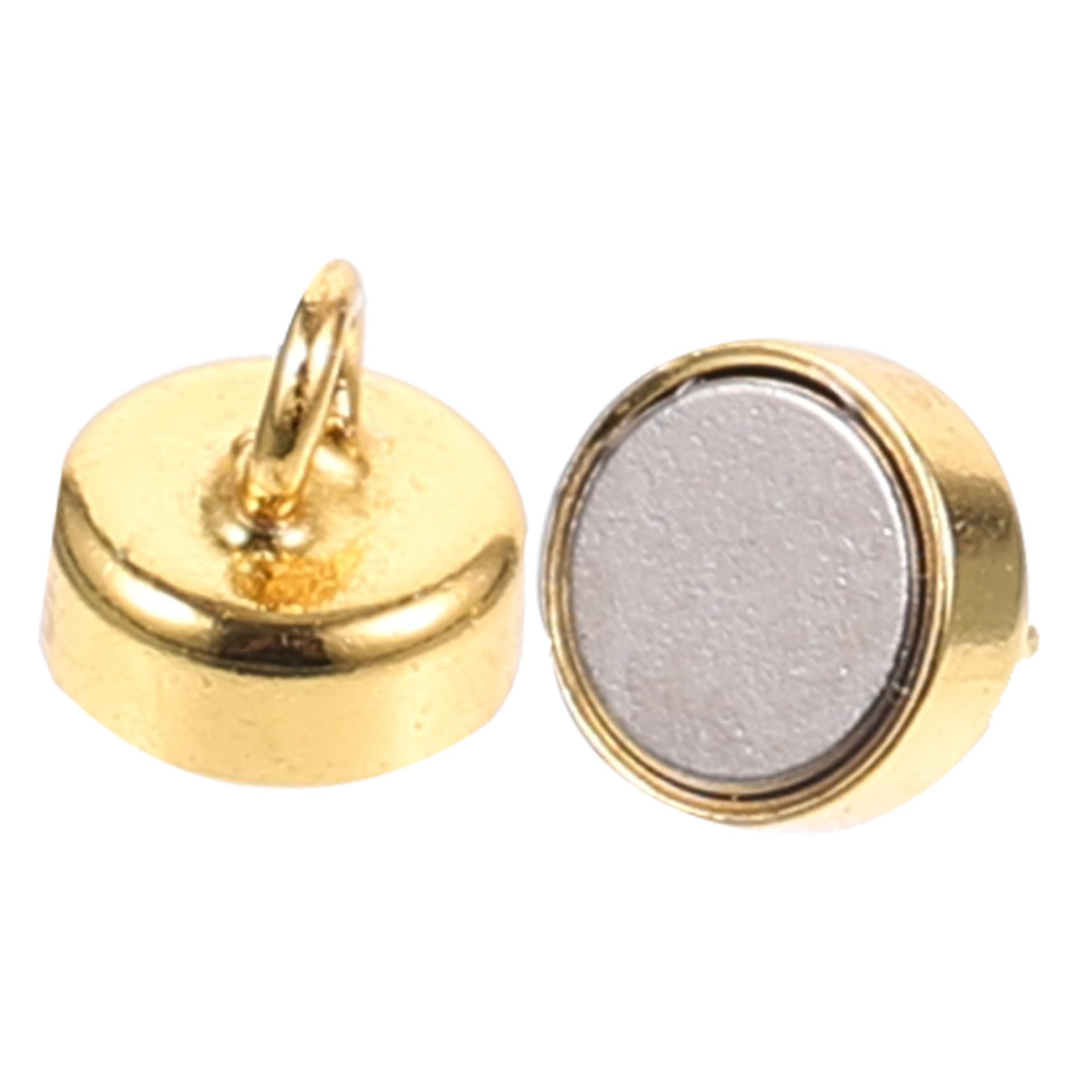 Lurrose 5stücke Magnetverschluss Für Armbänder Schmuckverschluss Mit Magnetischem Design Installieren Und Langlebig Für Kreative Schmuckherstellung Silber-goldene Farbe