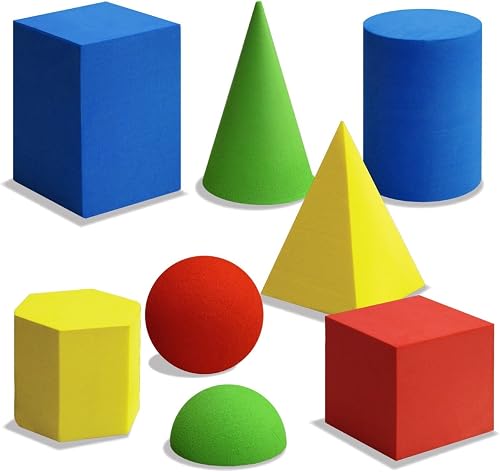 RGS EVA Geometric Solid Shapes Set (Pack of 8)