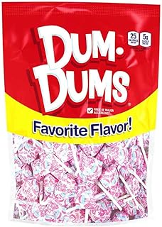 Dum Dums Birthday Cake Lollipops - Bulk Candy Box with Lollipops Individ...