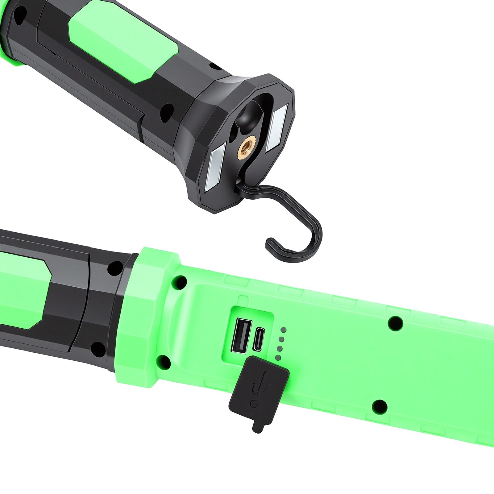 FTVOGUE Wiederaufladbare COB-Lampe mit 2000 Lm Helligkeit, Dual-Funktion,