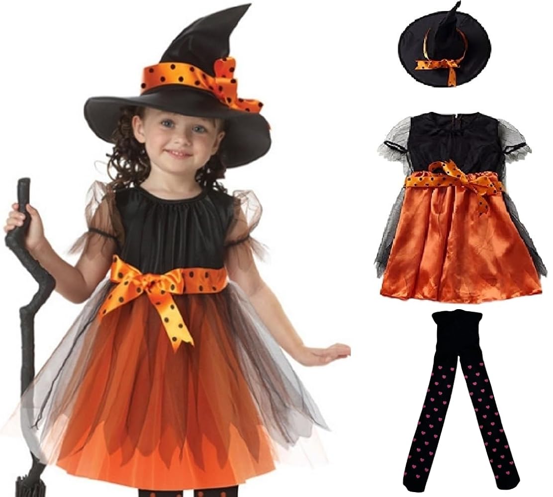 Amazon.co.jp: [Miwoluna] ハロウィン コスプレ 子供用 魔女